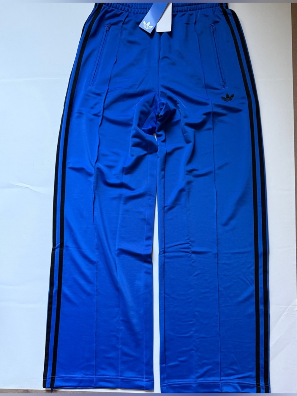 adidas Adicolor Classic Firebird Loose Women’s Track Pants -Blue/Black JY2688 - Picture 2 of 6